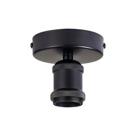 D0736  Dreifa 10cm Ceiling Light, 1 x E27, Matt Black